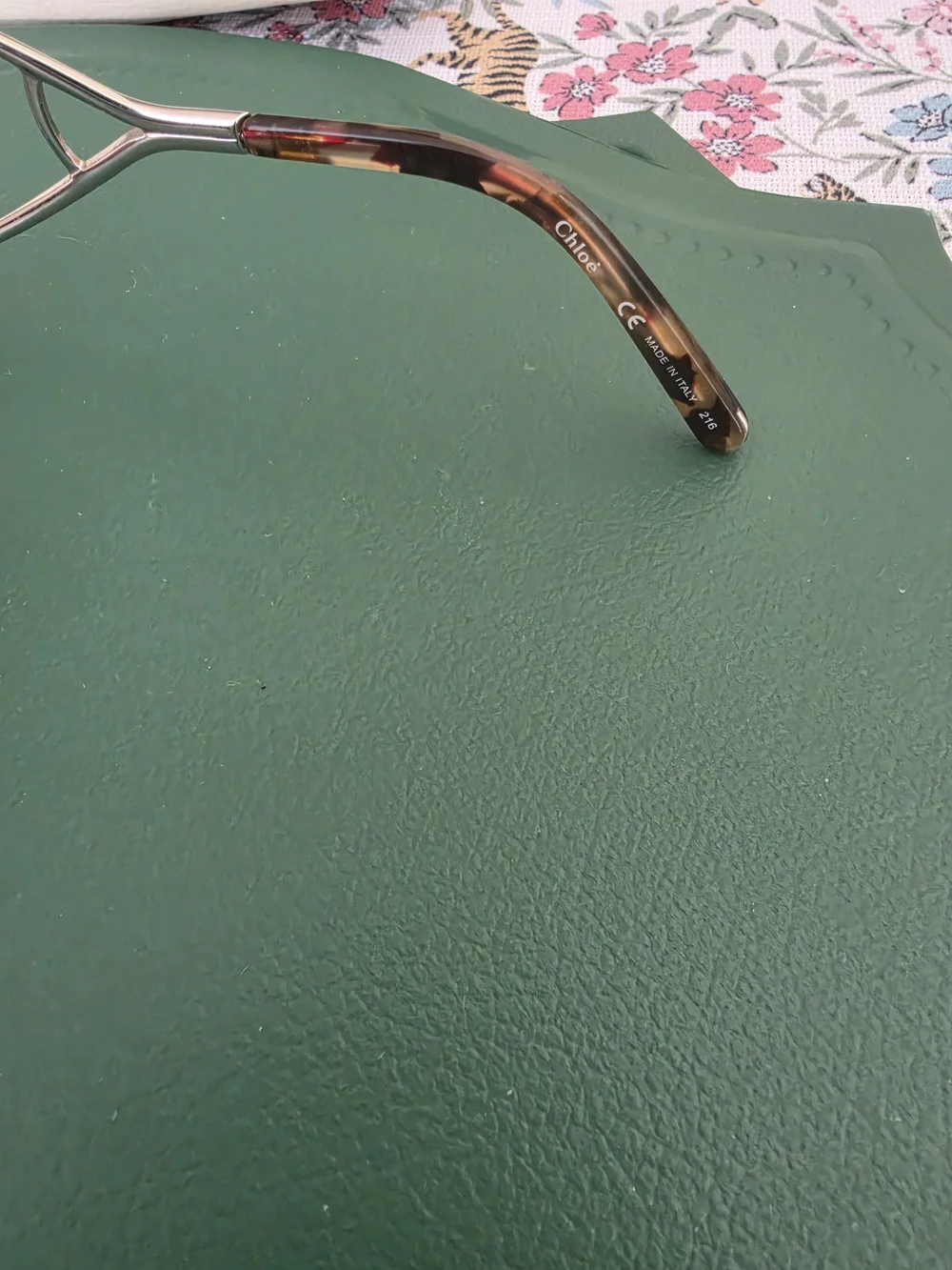 Chloé Round Sunglasses with Brown Gradient Lenses - Picture 6 of 6